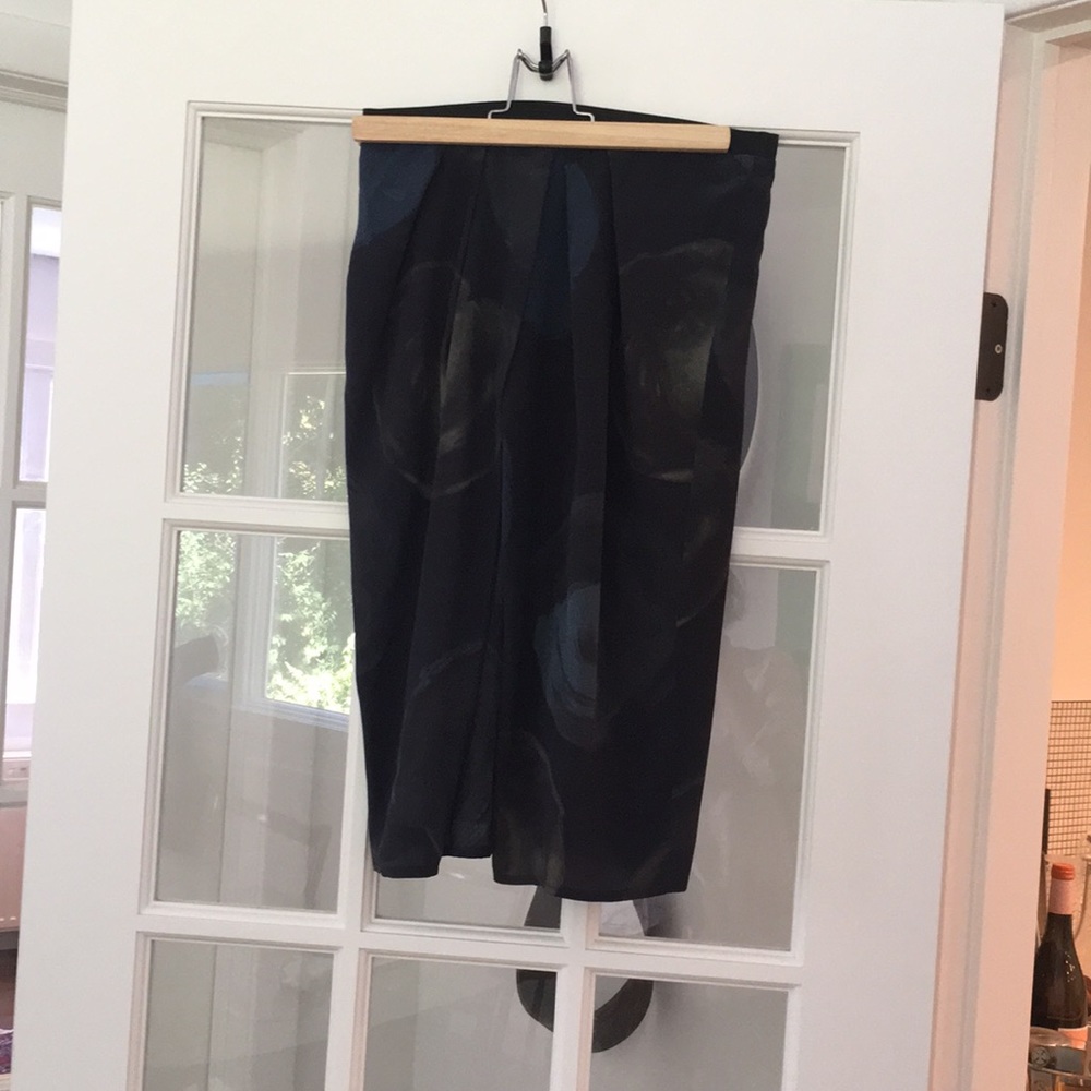 Hache Silk Skirt